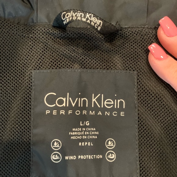 Calvin Klein performance wind jacket/breaker LG - Picture 6 of 7